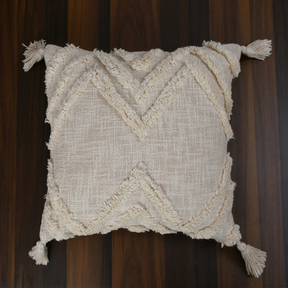 Cushion Cover, (i142_1_20_1), Cushion With OFF-White Color, Cushion For Living & Bedroom Area, Cushion - IM15259