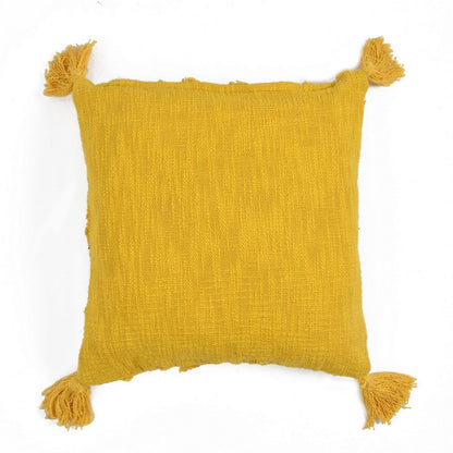 Cushion Cover, (i142_3_16_1), Cushion With Mustard Color, Cushion For Living & Bedroom Area, Cushion - IM15264