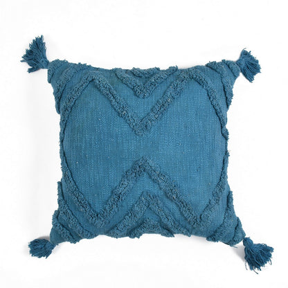 Cushion Cover, (i142_4_20_1), Cushion With Blue Color, Cushion For Living & Bedroom Area, Cushion - IM15266