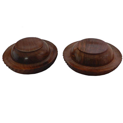 Bowl set of 2 special handmade Carving Designer bowls , use it for serving salad or snacks or fruits, rosewood Color, Bowl - IM15288