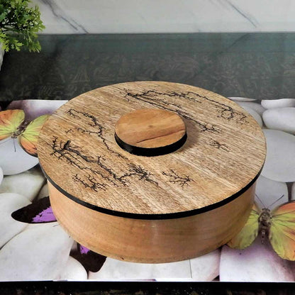 Ch022, Bread Box, Storage Box or table organizer with Special Wooden Affects by Disoo Fashions, Storage Box - IM15292