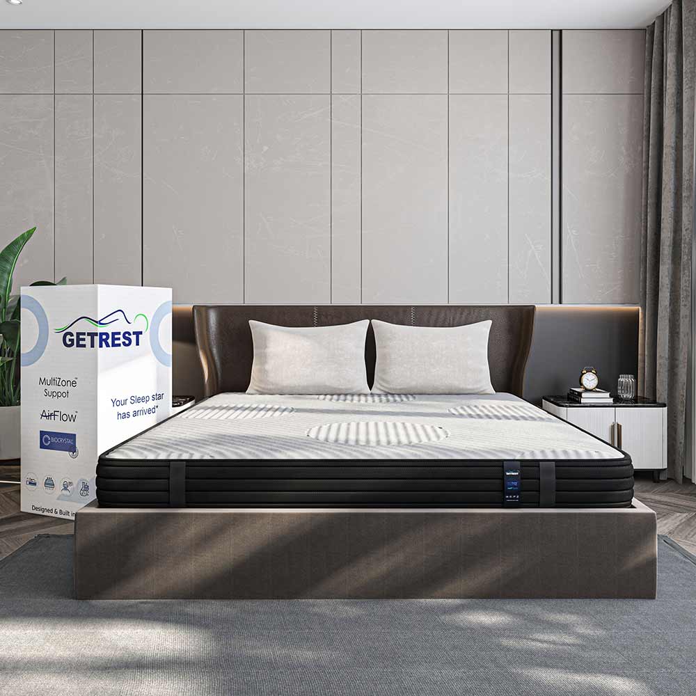 GR1004, GetRest Adapt 5"- Orthopedic Cool Gel Memory Foam Mattress with Stress Relief Tech 72x42x5inch, Mattress - IM15332