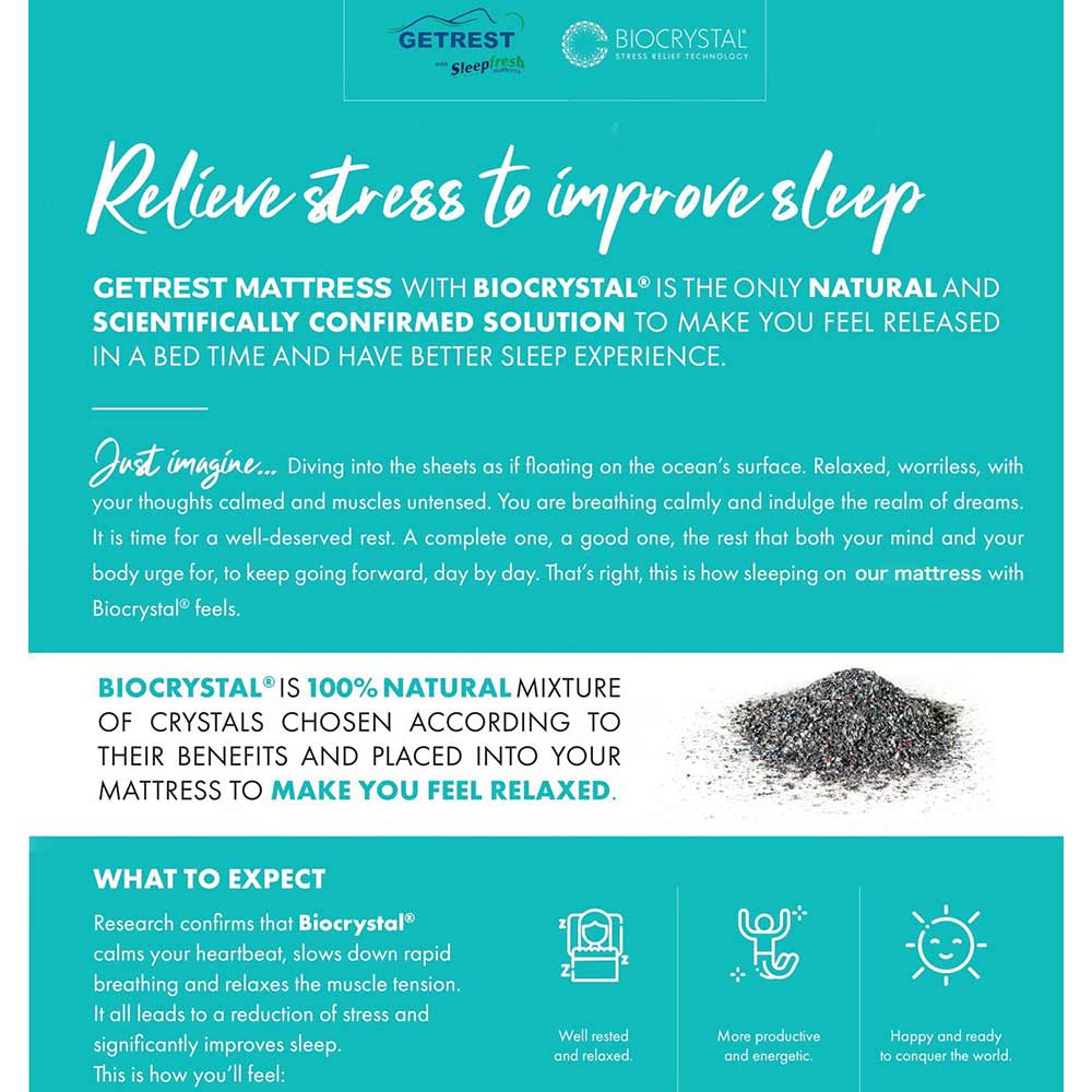 GR1004, GetRest Adapt 5"- Orthopedic Cool Gel Memory Foam Mattress with Stress Relief Tech 72x42x5inch, Mattress - IM15332