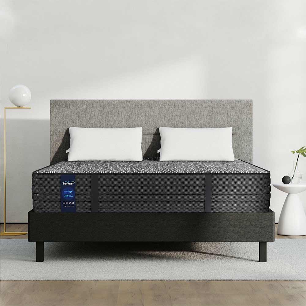 GR1071, GetRest ProAdapt 8" - MultiZone Foam Mattress with Stress Relief & Spine Alignment Technology 75x60x8inches, Mattress - IM15363