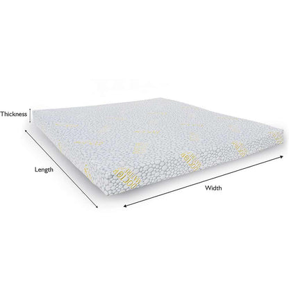 Mattress, KZSP020, Dr.Mattrezz, Orthotech,  4" Single Mattress, Bonded Foam, Mattress - IM15407