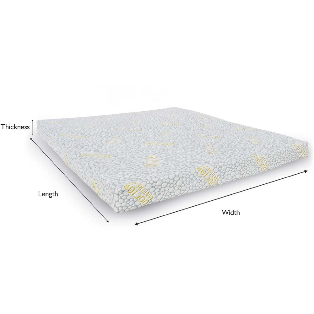 Mattress, KZSP154, Dr.Mattrezz, Dr.Mattrezz Viscotech 6" Single Mattress, Memory Foam, Mattress - IM15430