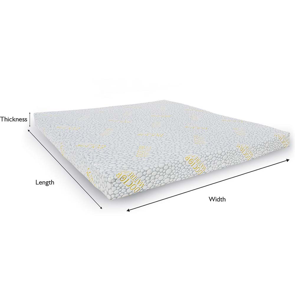 Mattress, KZSP165, Dr.Mattrezz, Dr.Mattrezz Viscotech 6'' Queen Mattress, Memory Foam, Mattress - IM15431