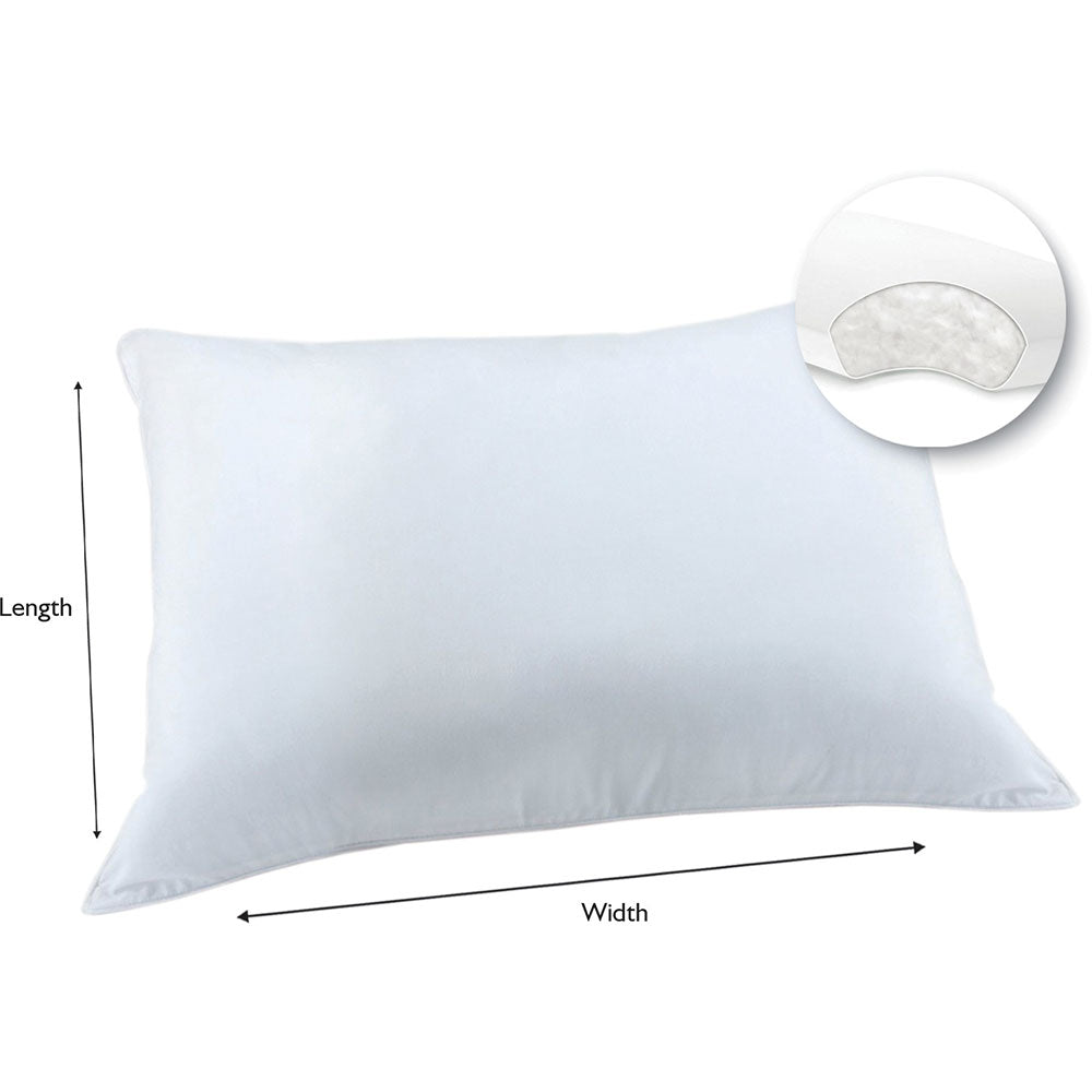 Sleeping Pillow (KZSP655), Cushion with Polyester, White Color Cushion, Set of 4, Sleeping Pillow - IM15492