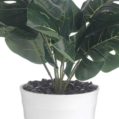 Table Decor (DE1958984-S-PM26503), Green Polyester and Plastic Artificial Money Plant with Pot by Foliyaj, Table Decor - IM15580