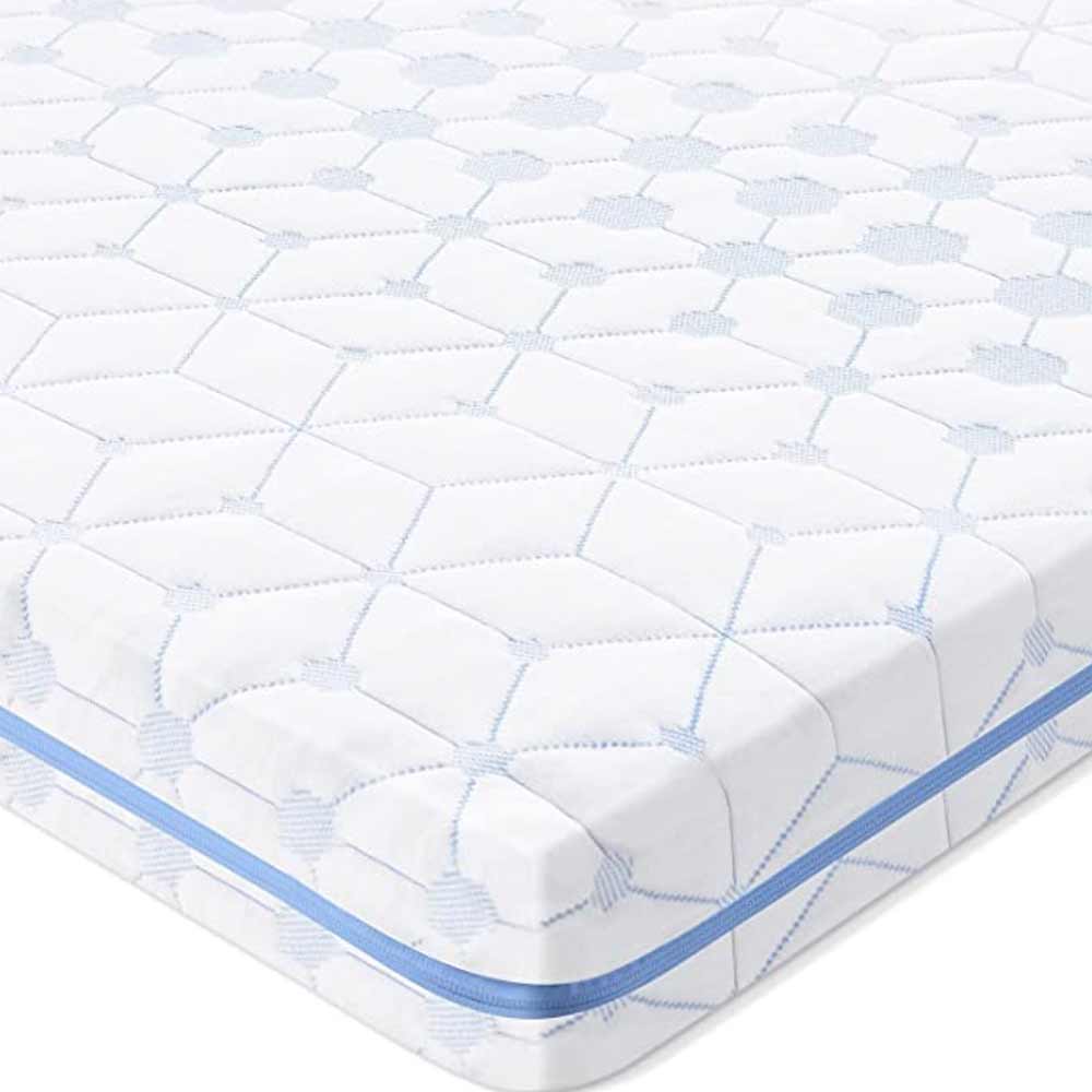 Mattress, (BEMGF4EY6WPBHUGG) Loom & Needles 7 Zoned Body Support Gel Memory Foam Topper, Mattress - IM15783