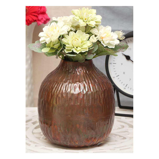 Vase, HFP111051(Cocovey Homes), Brown flower vase, Vase - IM15883