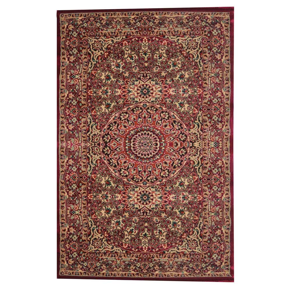 Rugs, (Presto) ICLCD160REDC6X9, Red Polyproplene Ethnic Carpet-IM15911-72X108 inches