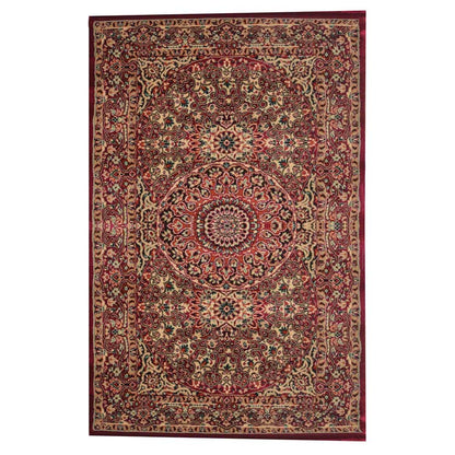 Rugs, (Presto) ICLCD160REDC6X9, Red Polyproplene Ethnic Carpet-IM15911-72X108 inches