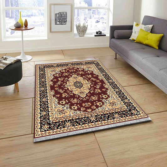 Rugs, (Presto) ICLMH602BROWNC3X5, Brown Color Traditional Carpet, Rug-IM15915