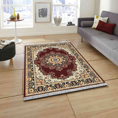 Rugs, (Presto) ICLMH605BROWNC3X5, Brown Color Traditional Carpet-IM15918-36X60 inches