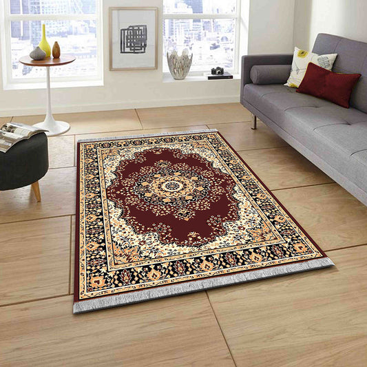 Rugs, (Presto) ICLMH605BROWNC3X5, Brown Color Traditional Carpet, Rug-IM15918