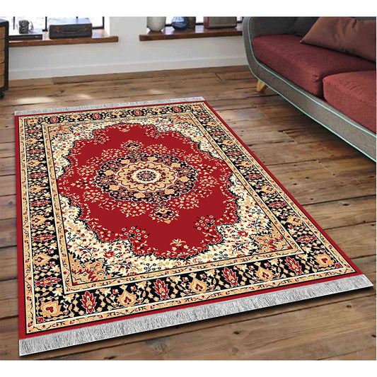 Rugs, (Presto) ICLMH605REDC3X5, Red Color Traditional Carpet-IM15920-36X60 inches