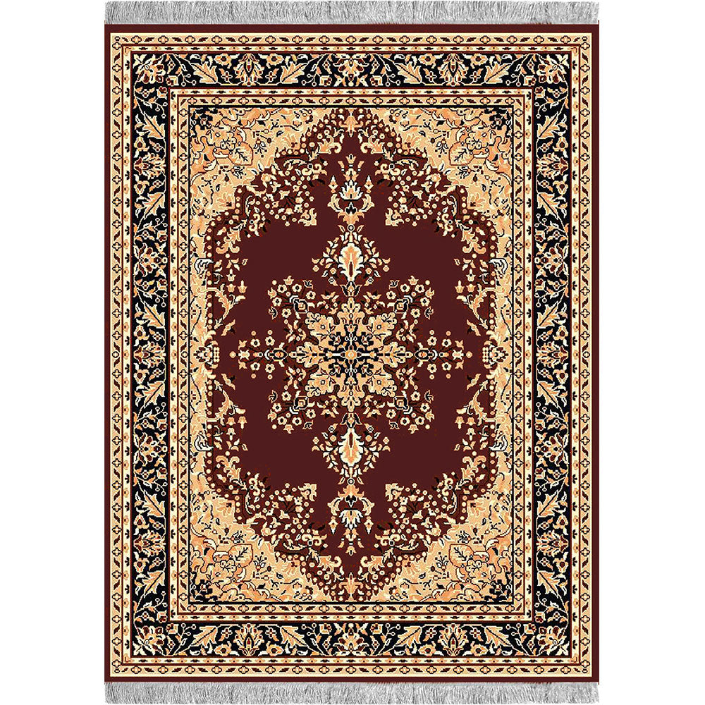 Rugs, (Presto) ICLMH614BROWNC3X5, Brown Color Traditional Carpet-IM15921-36X60 inches