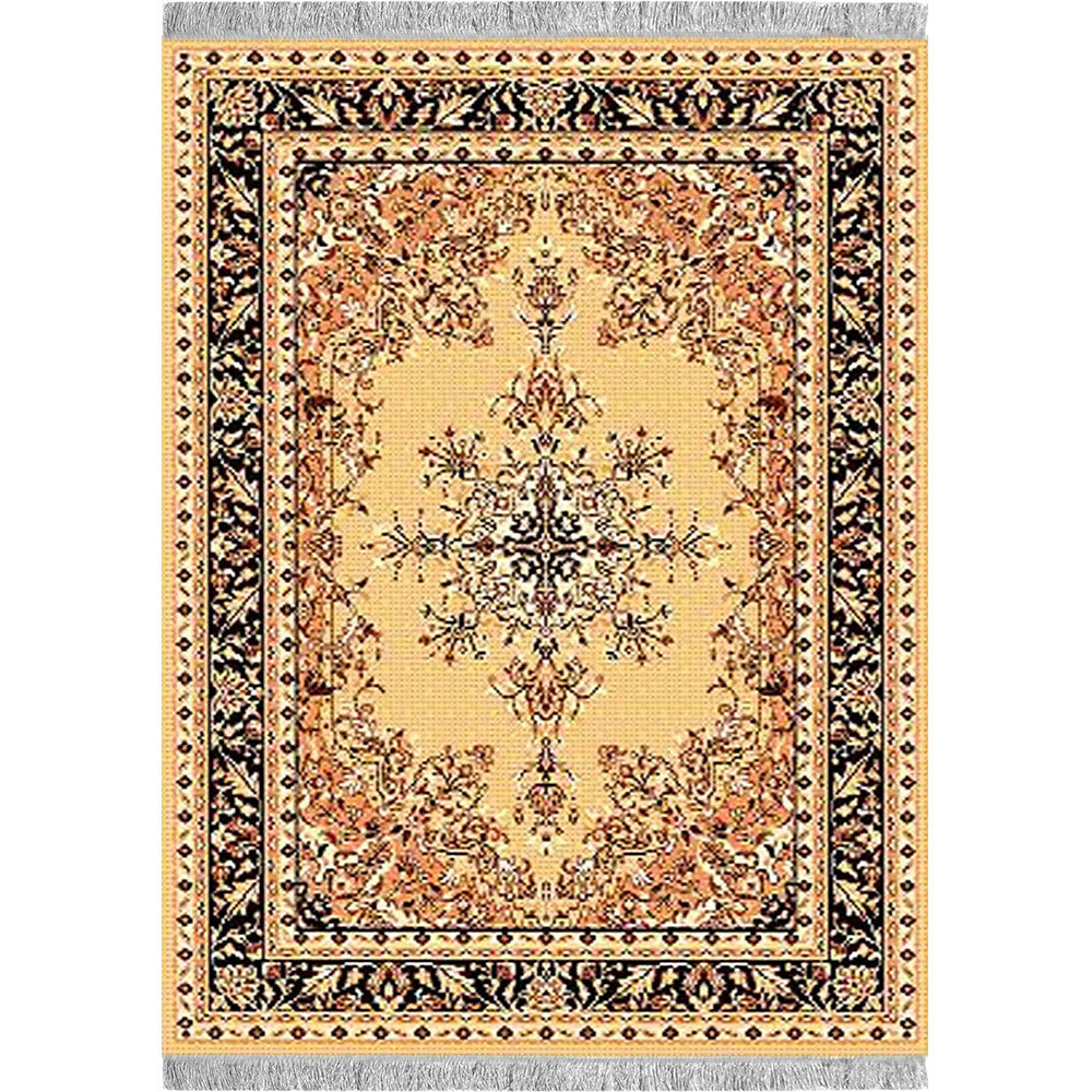 Rugs, (Presto) ICLMH614GOLDC3X5, Gold Color Traditional Carpet-IM15922-36X60 inches