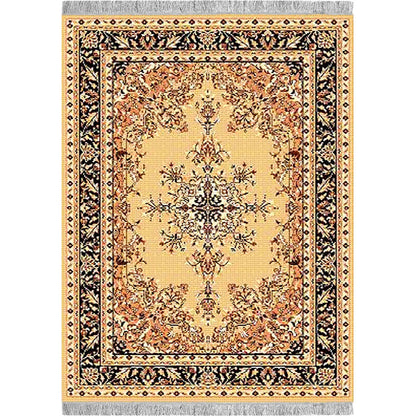 Rugs, (Presto) ICLMH614GOLDC3X5, Gold Color Traditional Carpet-IM15922-36X60 inches