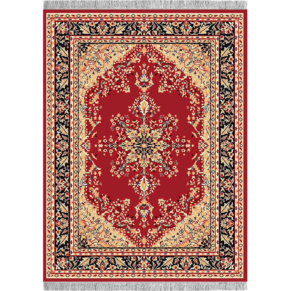 Rugs, (Presto) ICLMH614REDC3X5, Red Color Traditional Carpet-IM15923-36X60 inches