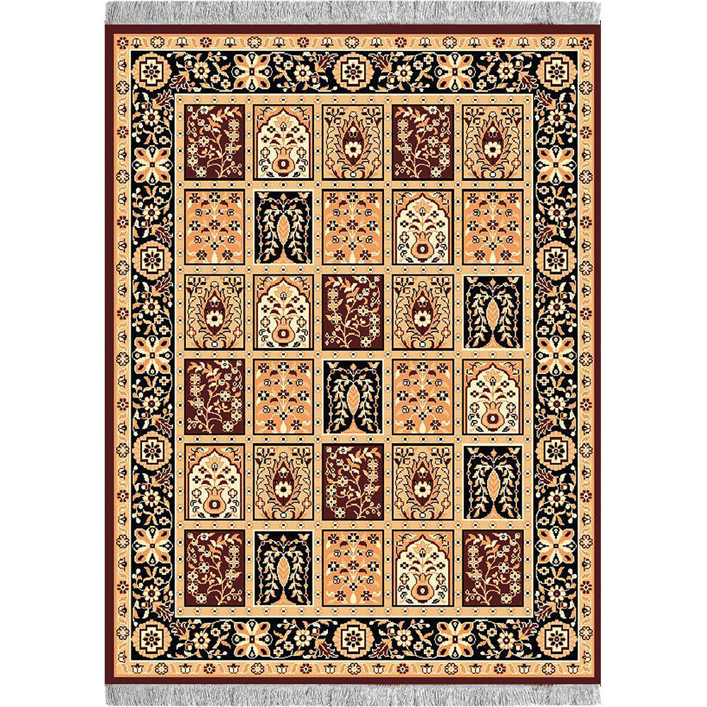 Rugs, (Presto) ICLMH618BROWNC5X7, Brown Color Traditional Carpet-IM15924-60X80 inches