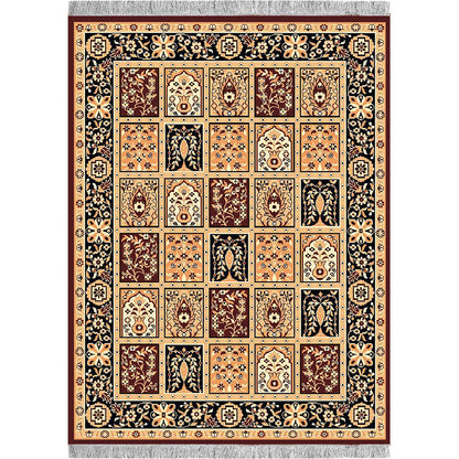 Rugs, (Presto) ICLMH618BROWNC5X7, Brown Color Traditional Carpet-IM15924-60X80 inches