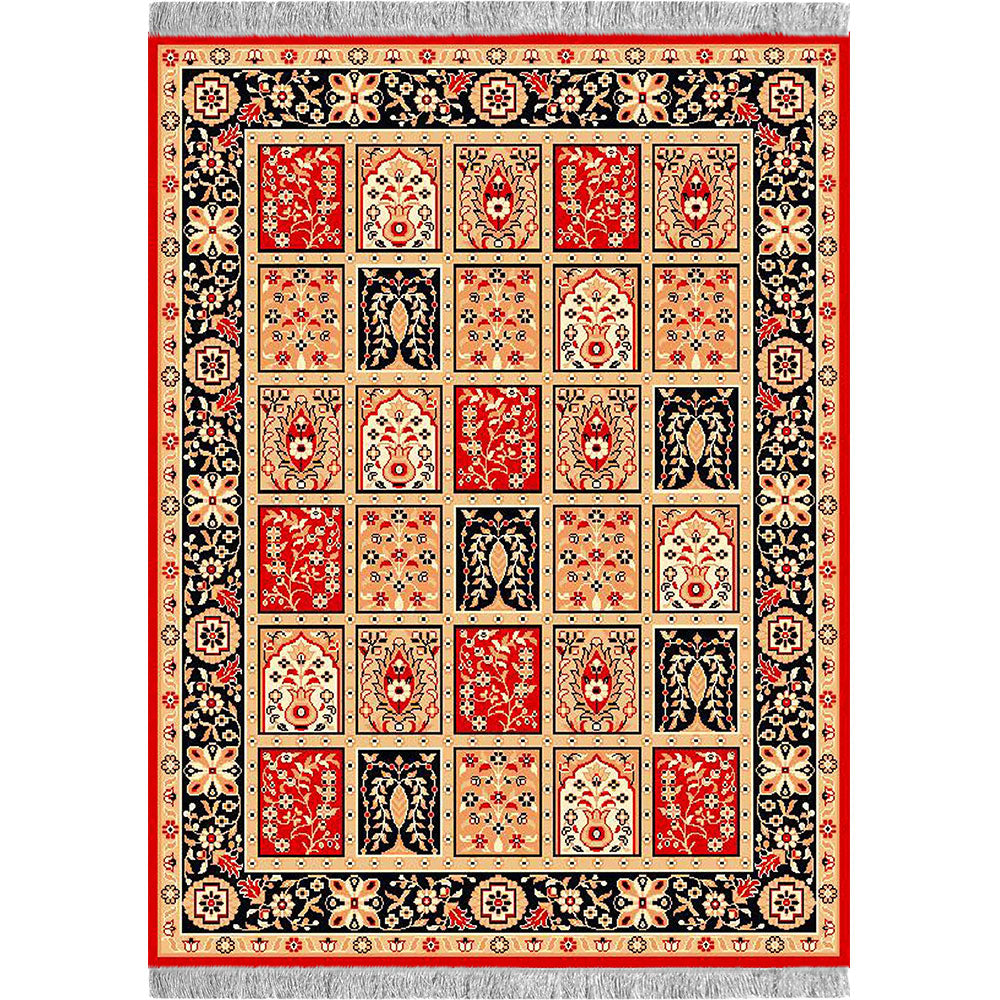 Rugs, (Presto) ICLMH618REDC5X7, Red Color Traditional Carpet-IM15925-60X80 inches