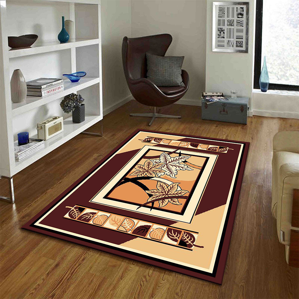 Rugs, (Presto) ICLMH646BROWNC3X5, Brown Color Traditional Carpet-IM15926-36X60 inches