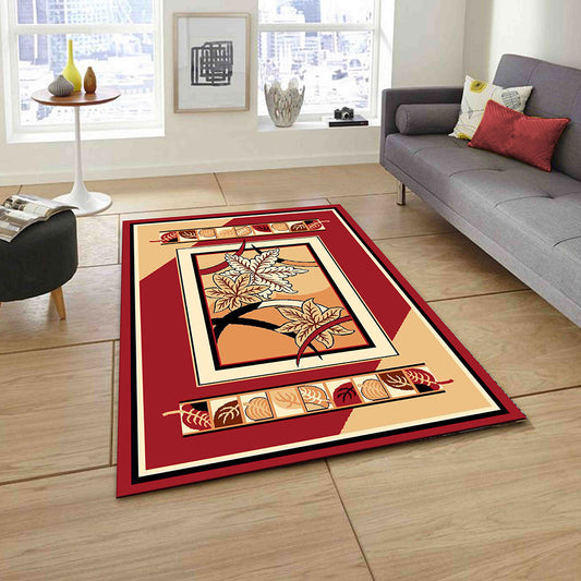 Rugs, (Presto) ICLMH646REDC3X5, Red Color Traditional Carpet-IM15928-36X60 inches