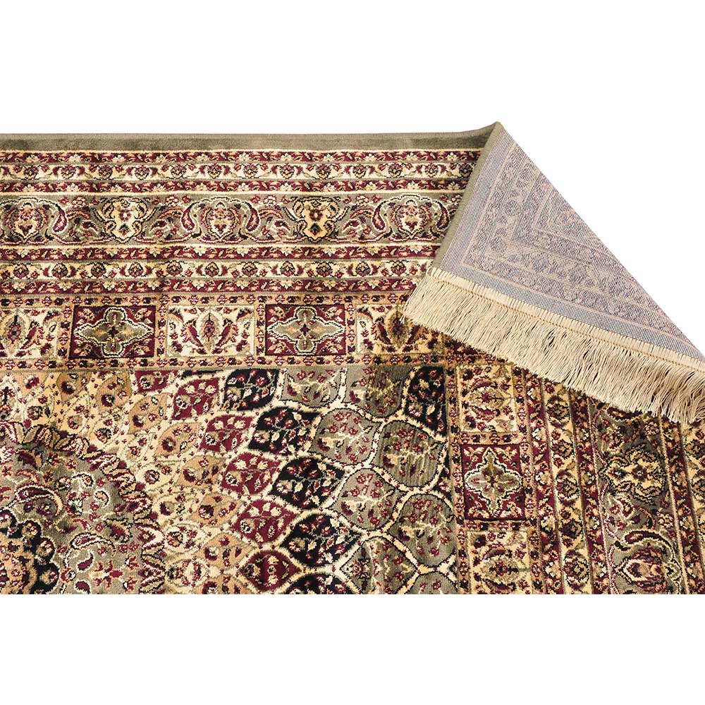 Rugs, (Presto) ICLVI43GREENC6X9, Green Traditional Silk Carpet-IM15935-72X108 inches