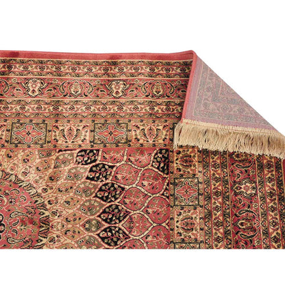 Rugs, (Presto) ICLVI43ORANGEC4X6, Orange Traditional Silk Carpet-IM15936-48X72 inches