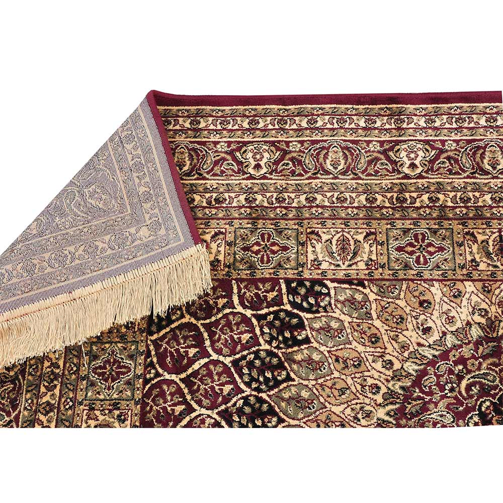 Rugs, (Presto) ICLVI43REDC4X6, Red Traditional Silk Carpet-IM15937-48X72 inches