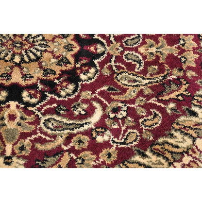 Rugs, (Presto) ICLVI43REDC4X6, Red Traditional Silk Carpet, Rug-IM15937