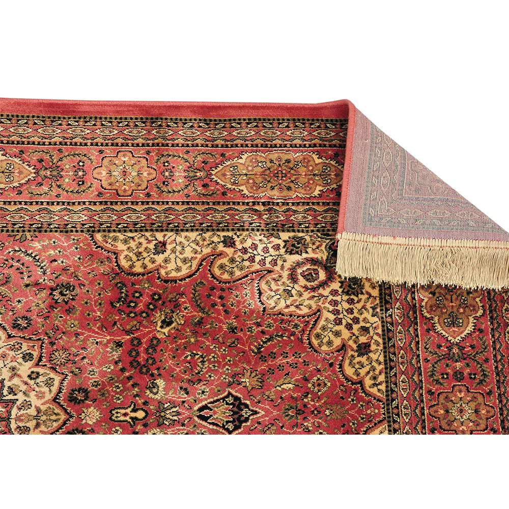 Rugs, (Presto) ICLVI45ORANGEC6X9, Orange Traditional Silk Carpet-IM15938-72X108 inches