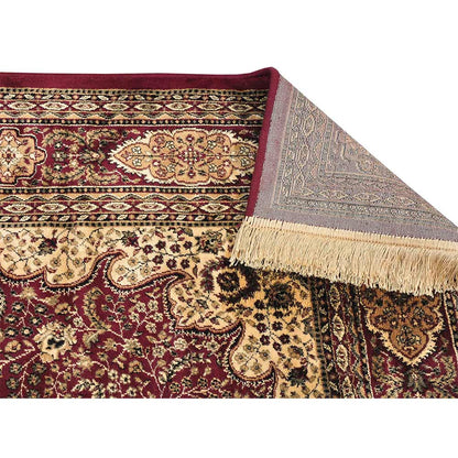 Rugs, (Presto) ICLVI45REDC4X6, Red Traditional Silk Carpet-IM15939-48X72 inches