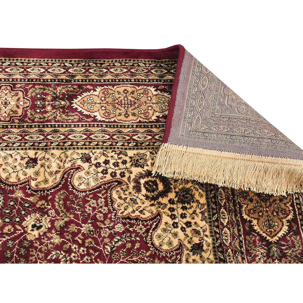 Rugs, (Presto) ICLVI45REDC5X7, Red Traditional Silk Carpet-IM15939-60X84 inches