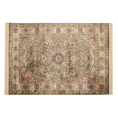 Rugs, (Presto) ICLVI50GREENC4X6, Green Traditional Silk Carpet-IM15940-48X72 inches