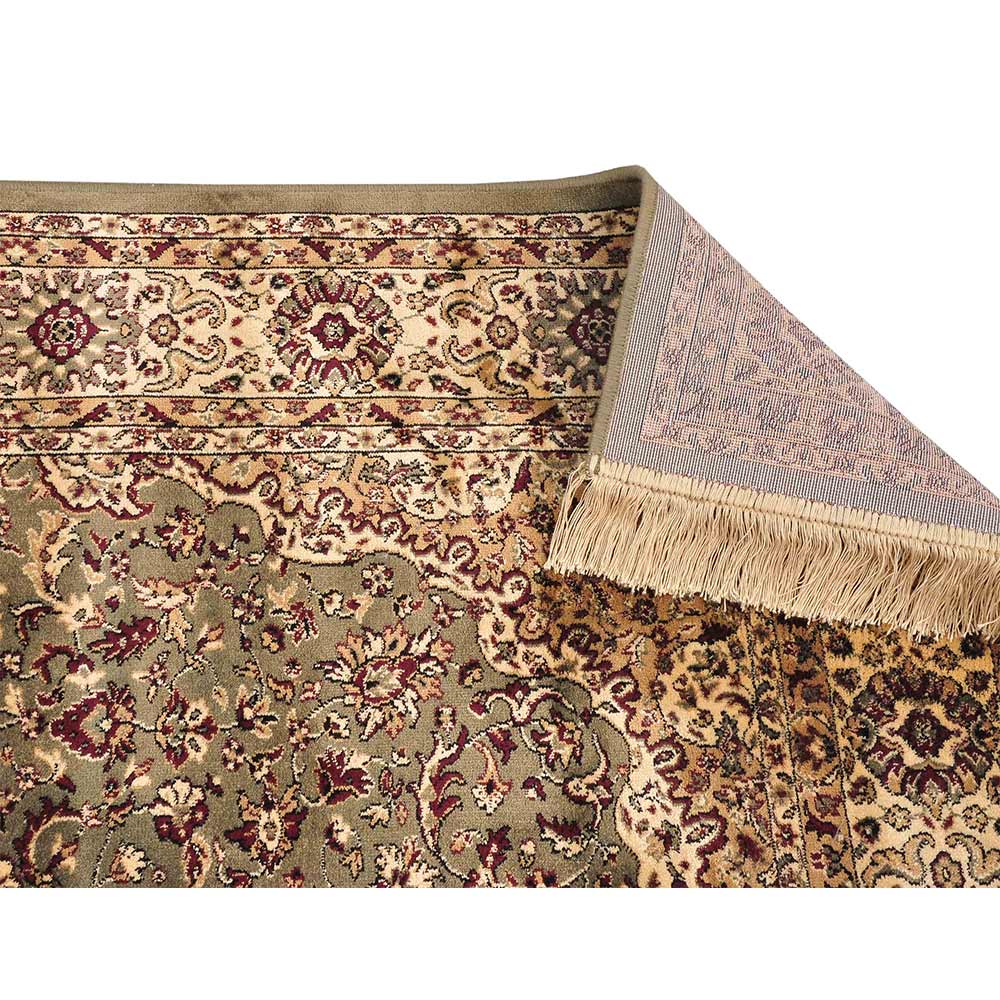 Rugs, (Presto) ICLVI50GREENC4X6, Green Traditional Silk Carpet-IM15940-48X72 inches