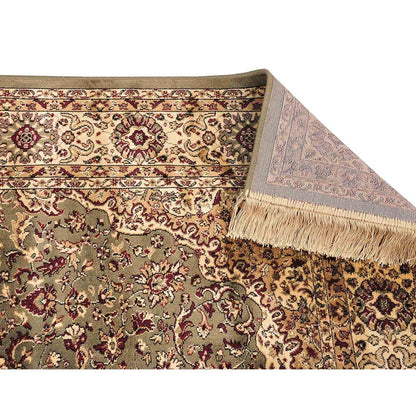 Rugs, (Presto) ICLVI50GREENC5X7, Green Traditional Silk Carpet-IM15940-60X84 inches