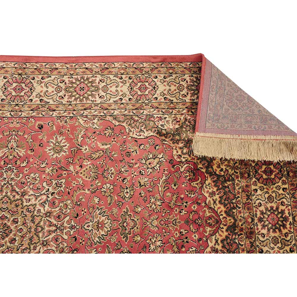 Rugs, (Presto) ICLVI50ORANGEC4X6, Orange Traditional Silk Carpet-IM15941-48X72 inches