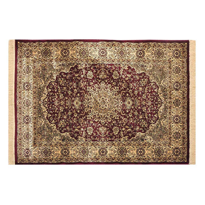 Rugs, (Presto) ICLVI50REDC4X6, Red Traditional Silk Carpet-IM15942-48X72 inches