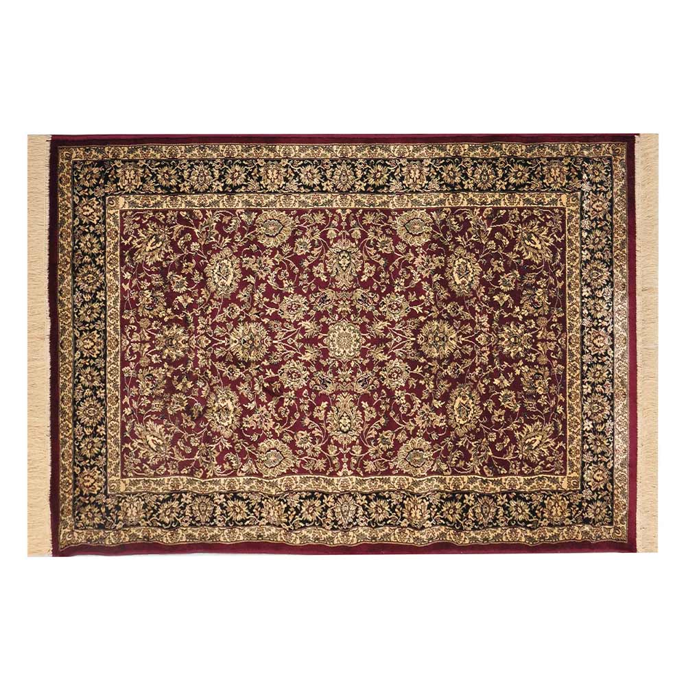 Rugs, (Presto) ICLVI51REDC4X6, Red Traditional Silk Carpet-IM15943-48X72 inches