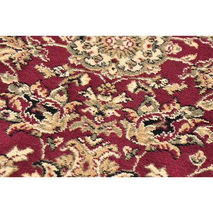 Rugs, (Presto) ICLVI51REDC4X6, Red Traditional Silk Carpet-IM15943-48X72 inches