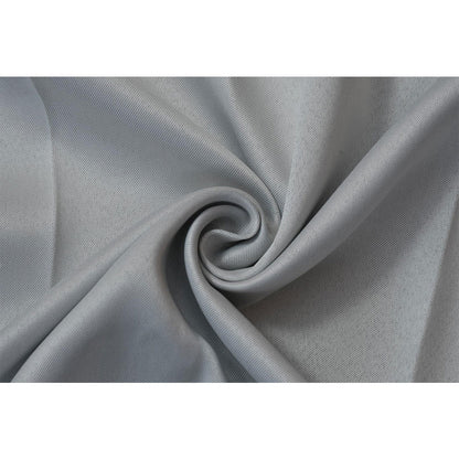 Curtain, (Presto) ICBLK07_LD2, Grey colour solid Door curtain Set of 2 , Curtain-IM15946-44X108 inches