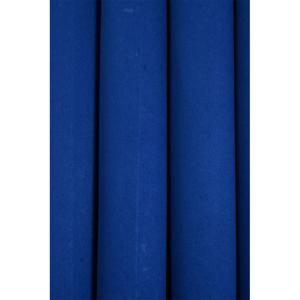 Curtain, (Presto) ICBLK14_D2, Blue colour solid Door curtain Set of 2 , Curtain-IM15952-44X84 inches