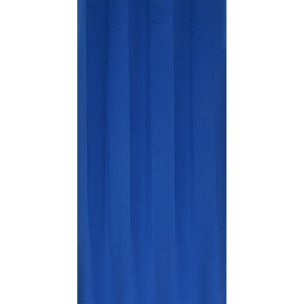 Curtain, (Presto) ICBLK14_D2, Blue colour solid Door curtain Set of 2 , Curtain-IM15952-44X84 inches