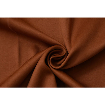 Curtain, (Presto) ICBLK19_LD2, Rust colour solid Door curtain Set of 2 , Curtain-IM15954-44X108 inches