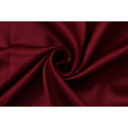 Curtain, (Presto) ICBLK22_LD2, Red colour solid Door curtain Set of 2 , Curtain-IM15955-44X108 inches