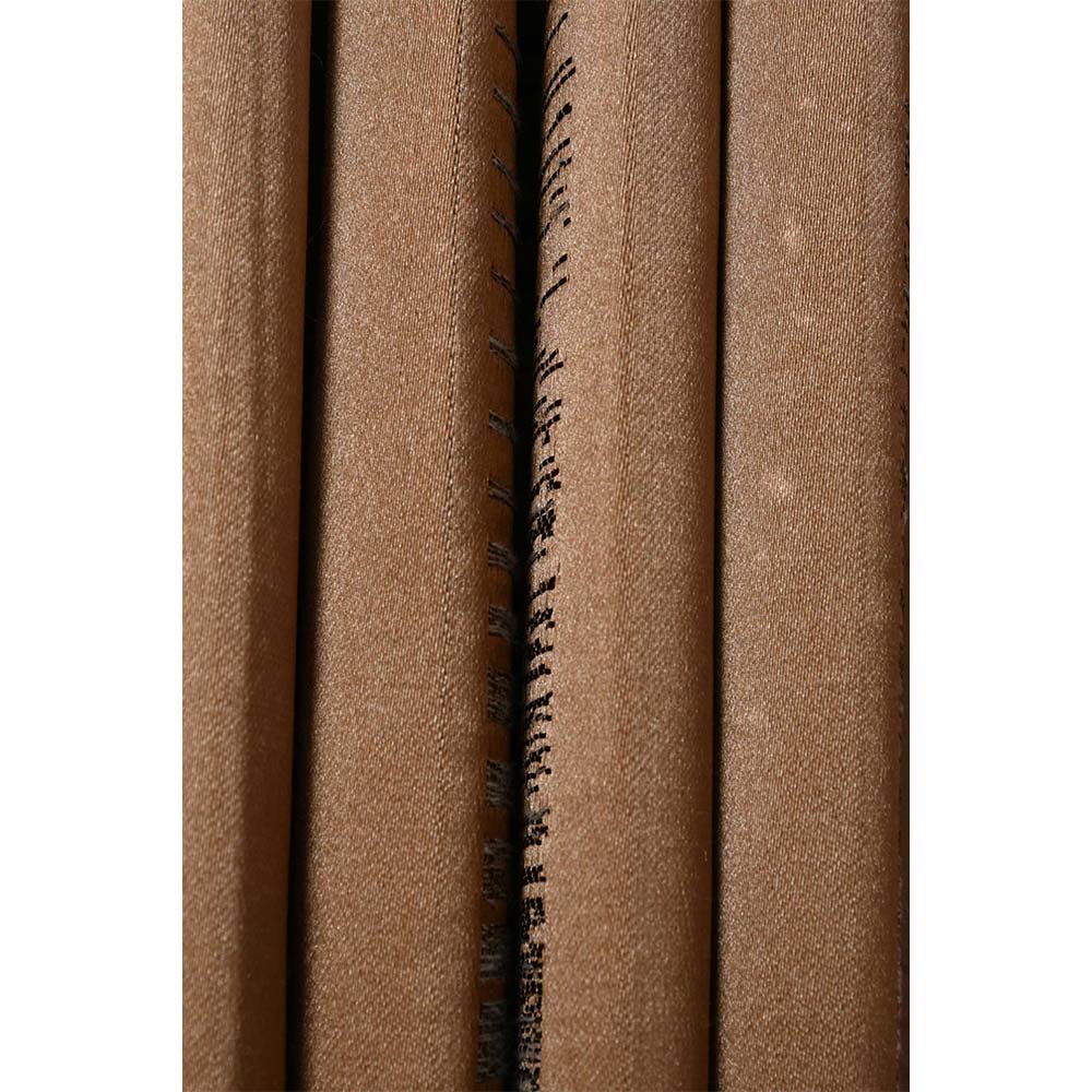 Curtain, (Presto) ICDDM108_D2, Brown colour Abstract Door curtain Set of 2, Curtain-IM15964-44X84 inches